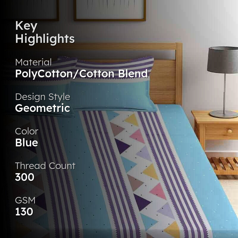 Prism Bedsheet - 130 GSM media 2