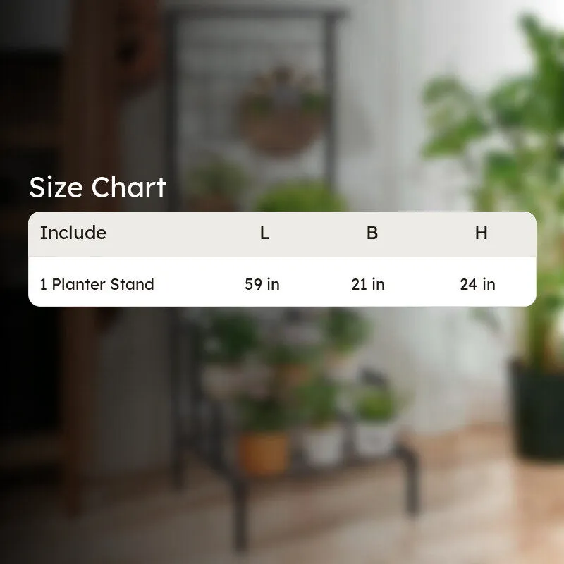 Vetro Planter Stand - Black media 7