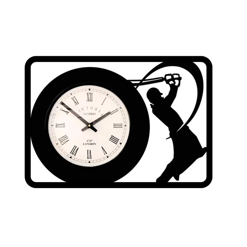 Cricknova Steel Analog Wall Clock - Black media 4