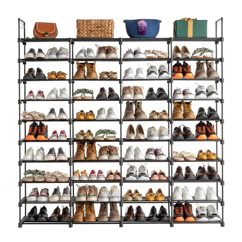 Clean Metal Shoe Rack - Black media 5