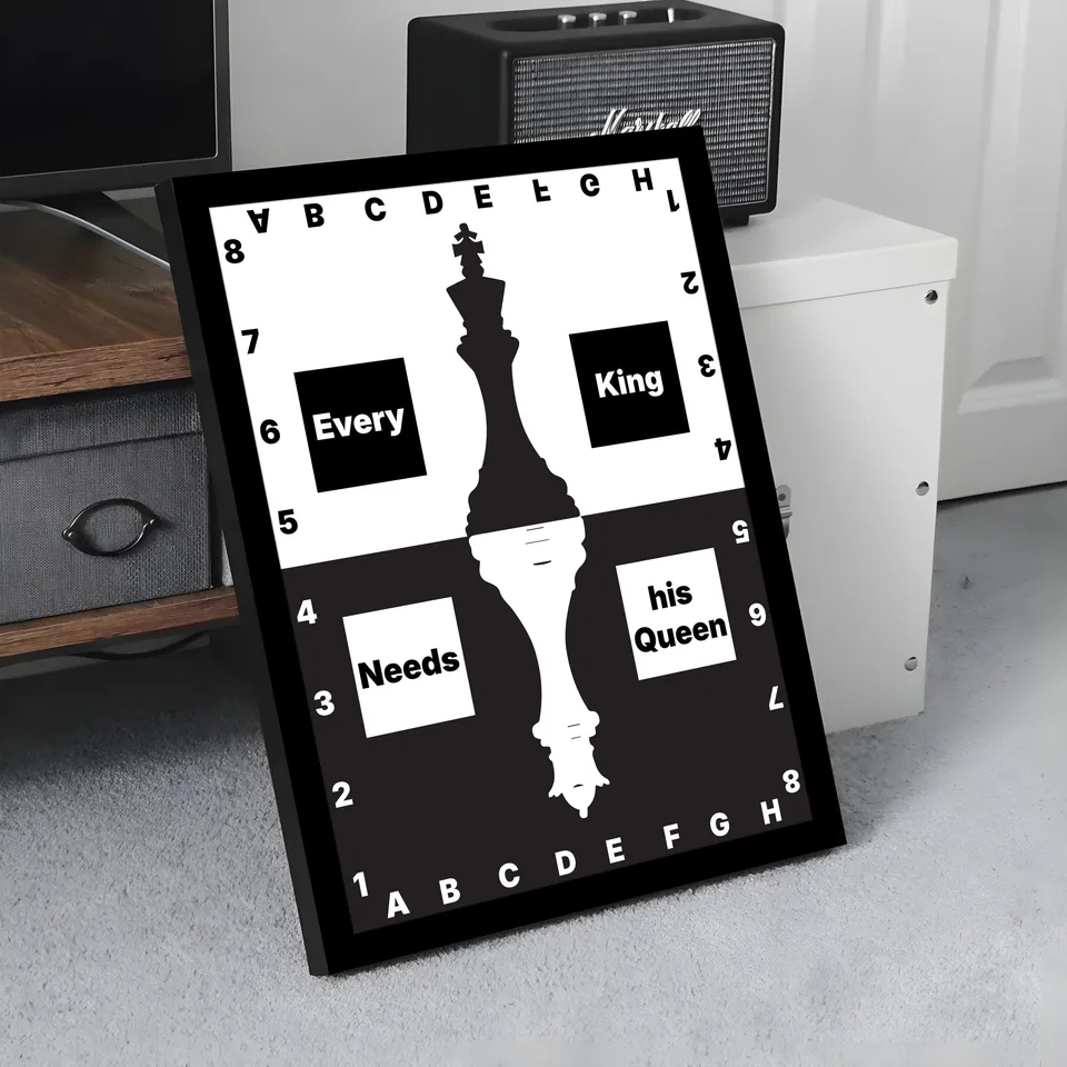 Black & White Chess Wisdom Wall Art media 4