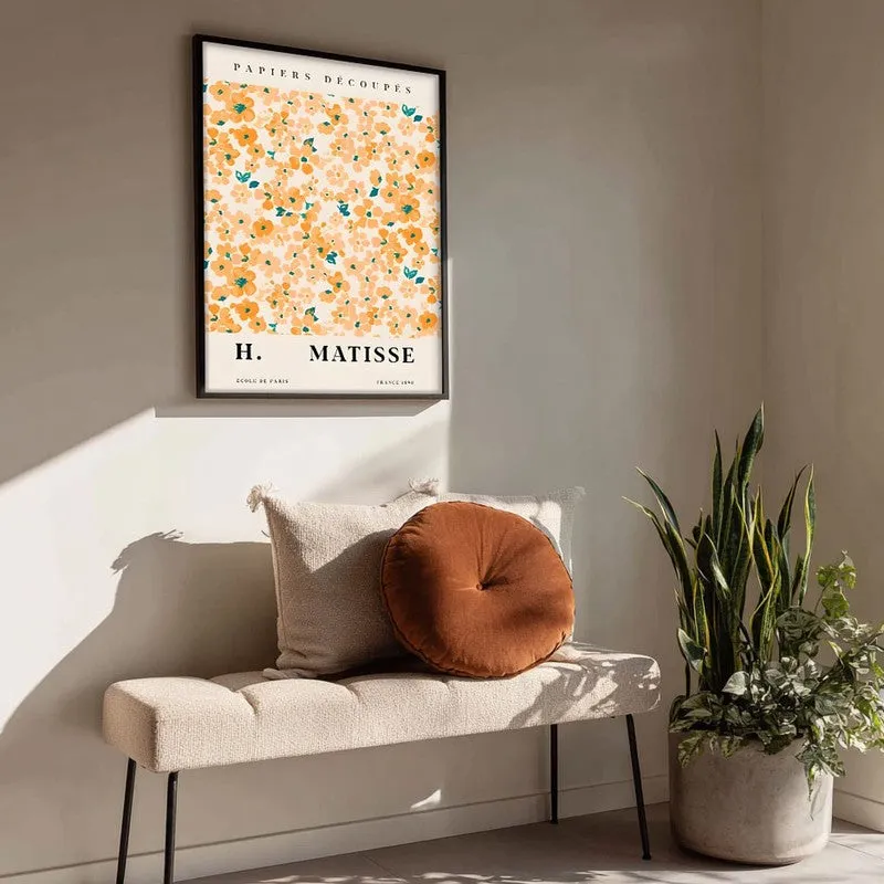 Floraison Canvas Wall Painting With Black Frame media 4