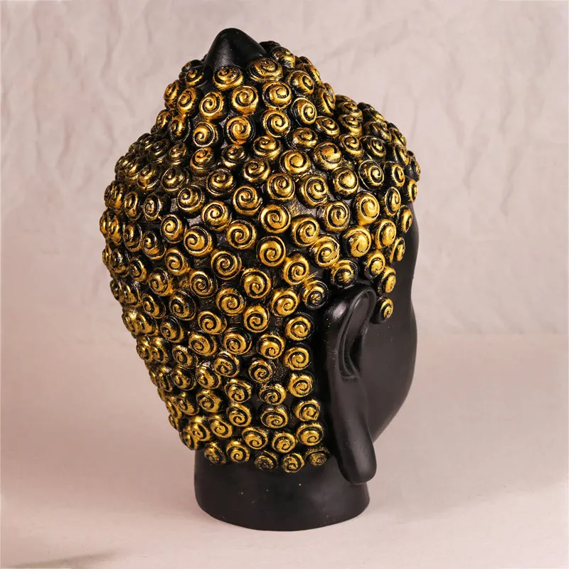 Buddha Of Peace Showpiece - Black media 3