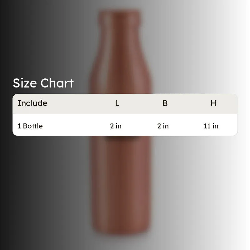 Sylviane Copper Water Bottle - 1000 mL media 10