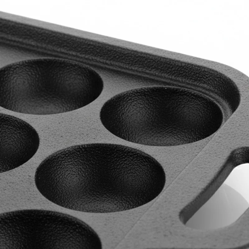Gripappe Square Cast Iron Paniyaram Pan media 9