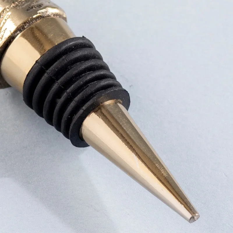 Spotted Safari Stainless Steel Pourer - Gold media 6