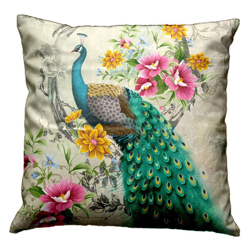 Mayilpeeli Printed Cushion Cover Set - Set Of Three media 4