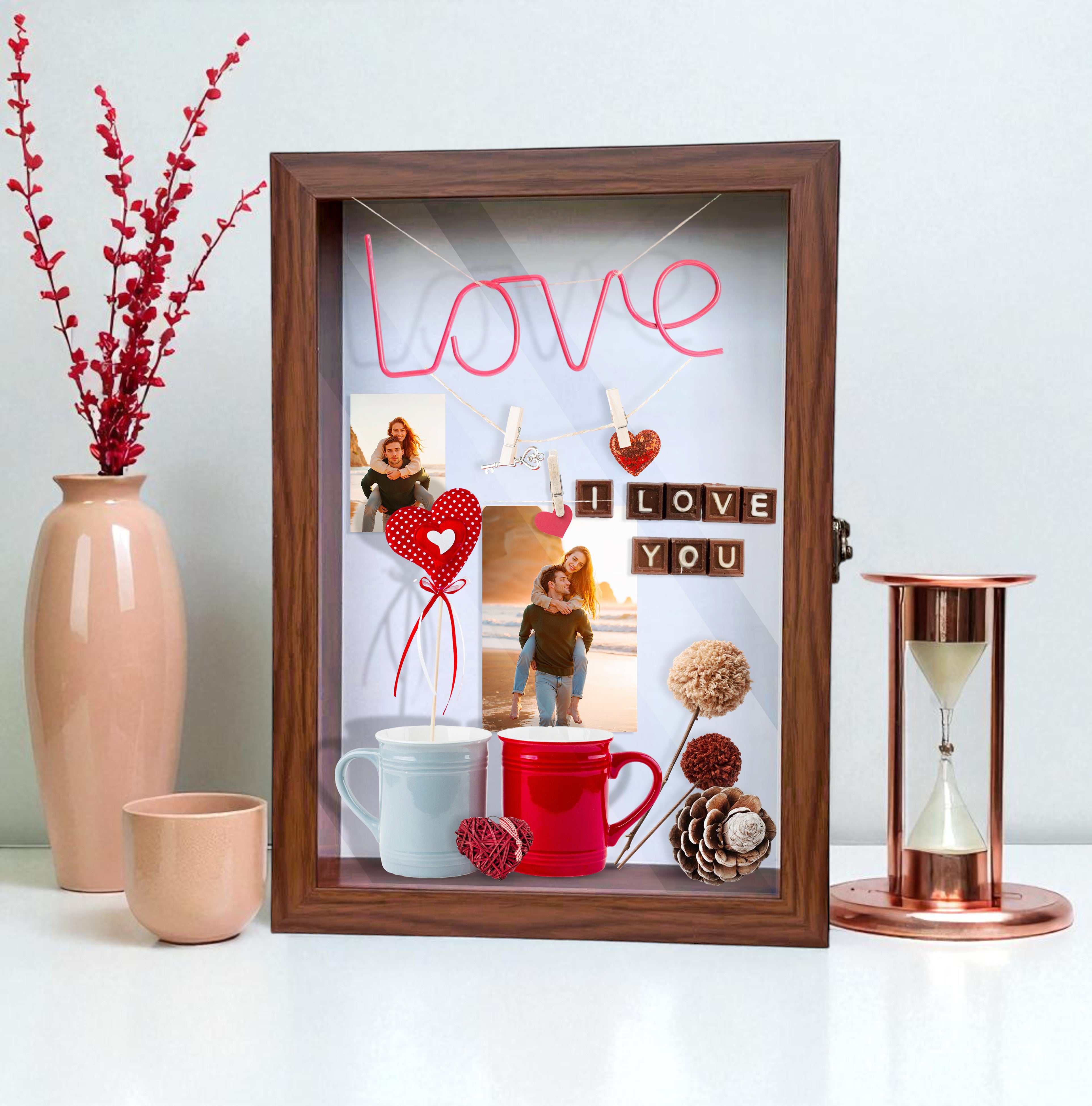 DesignoCraft MDF Shadow Box Photo Frame media 6