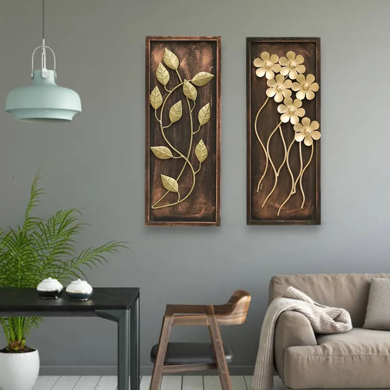 Flora Botanica Metal Wall Accent - Set Of Two media 3