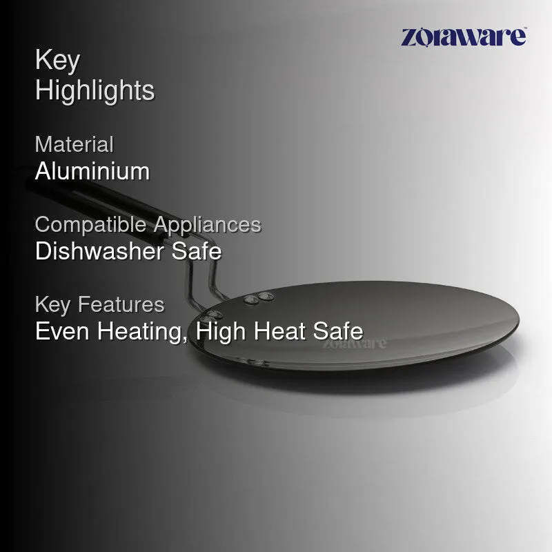 Zoraware Hard Adonized Roti Tawa - 23 CM media 2