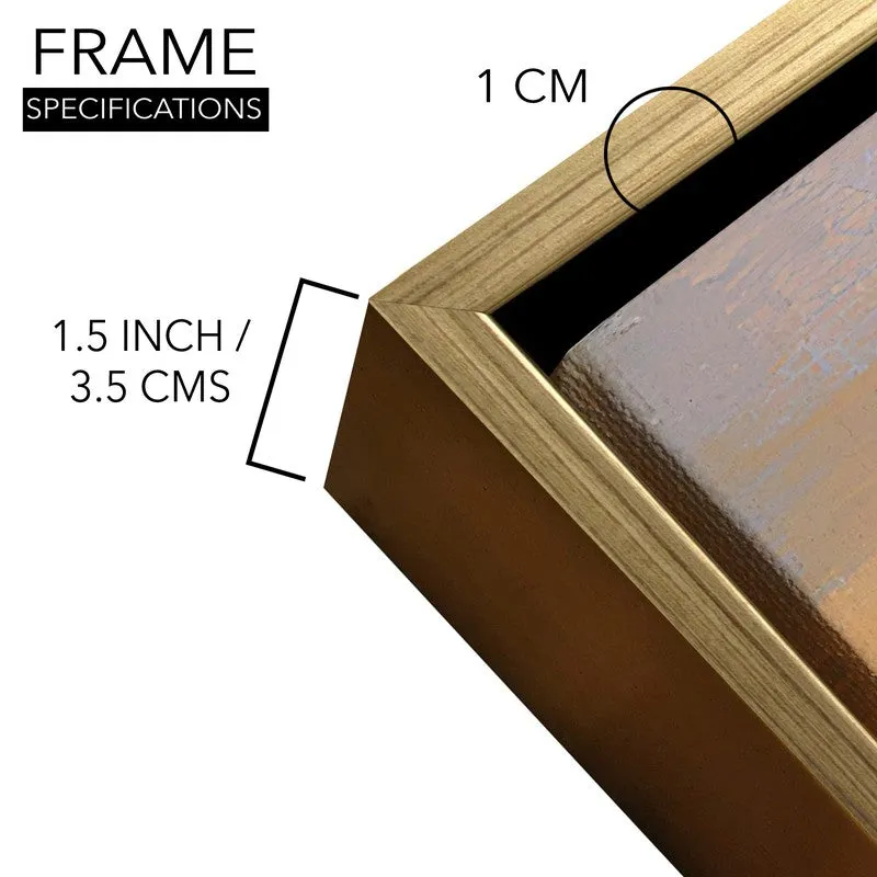 Layered Hills Canvas Wall Painting With Frame media 6