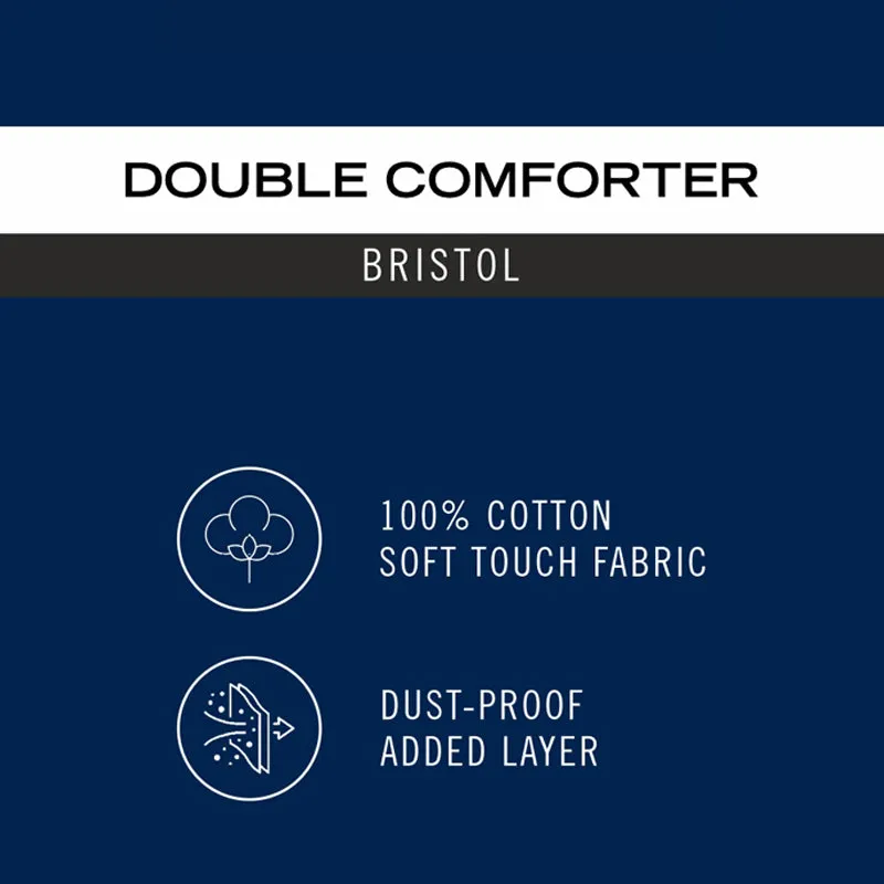 Nautica Mosaic Luxe Reversible Comforter (Red,Navy) - 130 GSM media 7