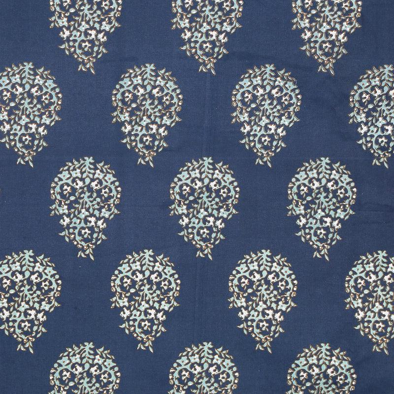 Mridulaa Printed Cushion Cover (Blue) - Set Of Two media 4
