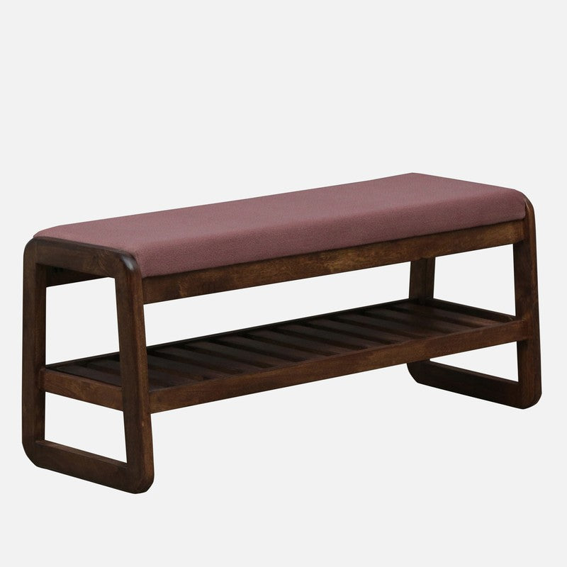 Tread Mango Wood Shoe Rack - Pink media 4