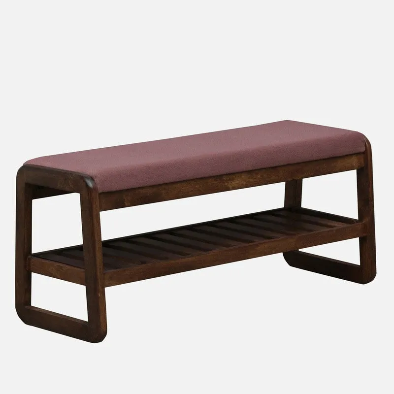 Tread Mango Wood Shoe Rack - Pink media 4