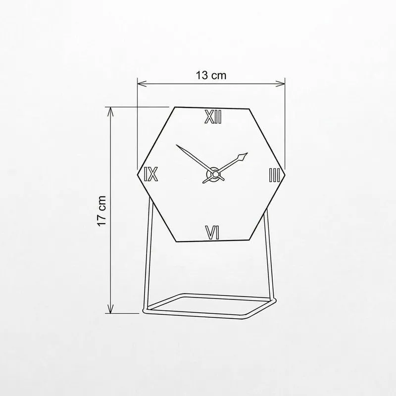 Carrara Chronos Marble Table Clock media 5