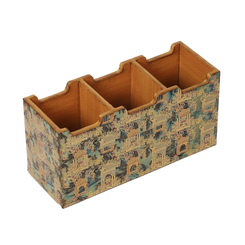 Jharokha Charm Tri-Compartment Cutlery Stand media 4