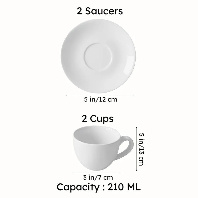 Sipora Cup & Saucer (210 mL Each) - Set of Two media 7