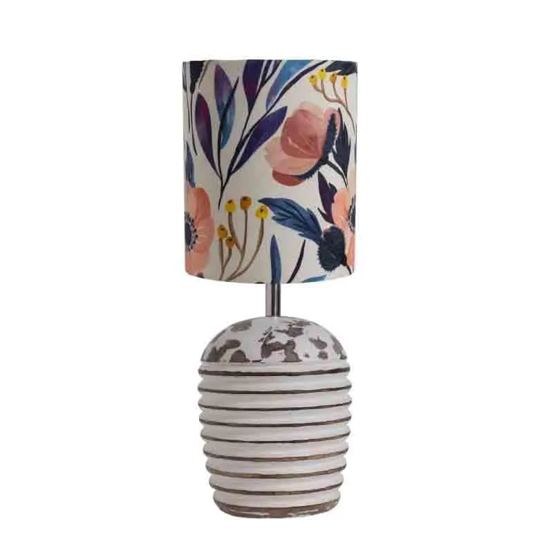 Garden Kisses Fabric Table Lamp - Multicolor media 4
