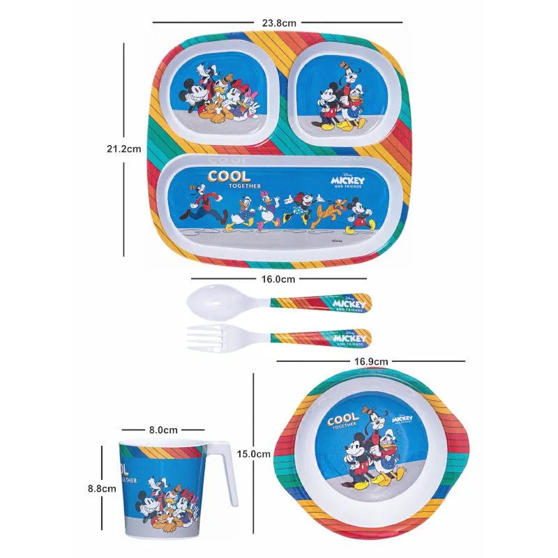 Servewell Mickey Mix Kids Dining Set - Five Piece Set media 4