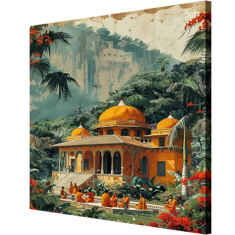 Golden Dome Serenity Poly Canvas Wall Painting media 5
