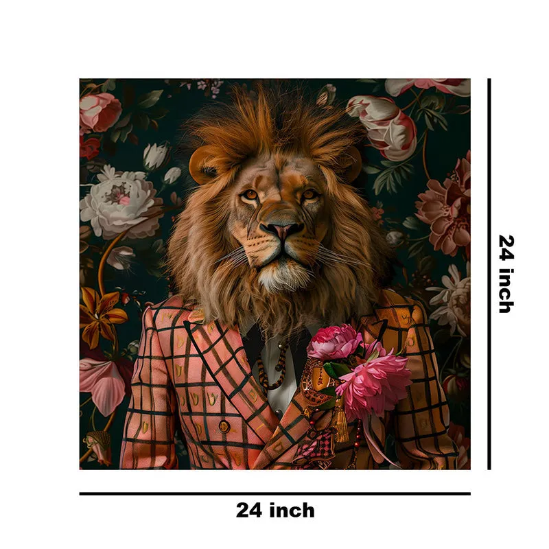 Modern Lion Wall Painting media 8