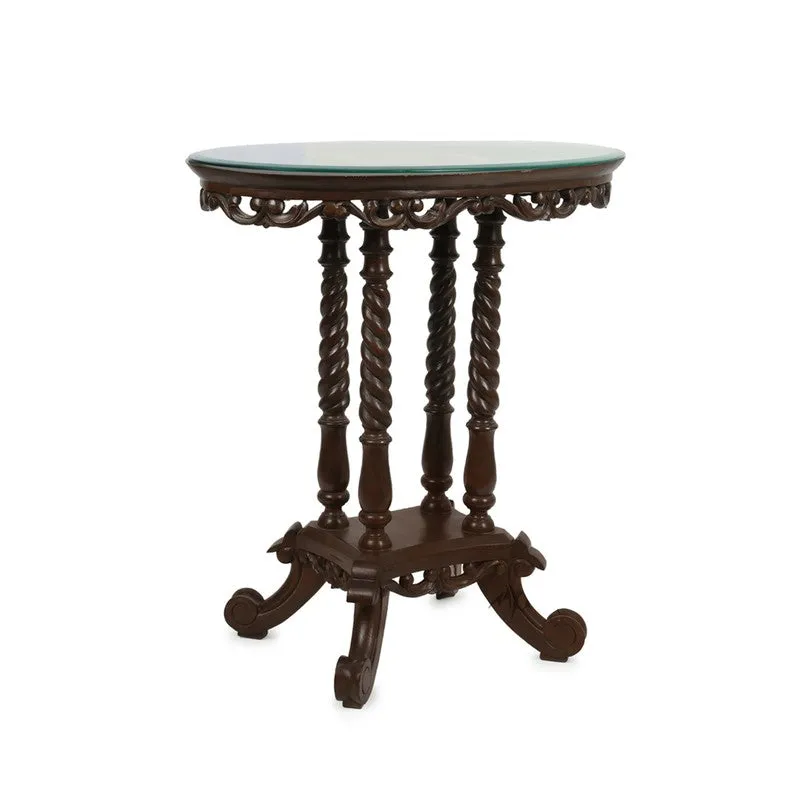 Roho Teak Wood Console Table media 3