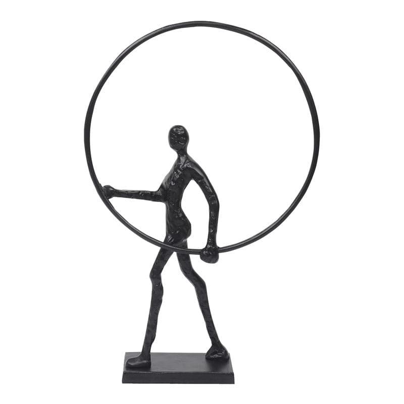 Hoop Struck Aluminium Showpiece - Black media 5