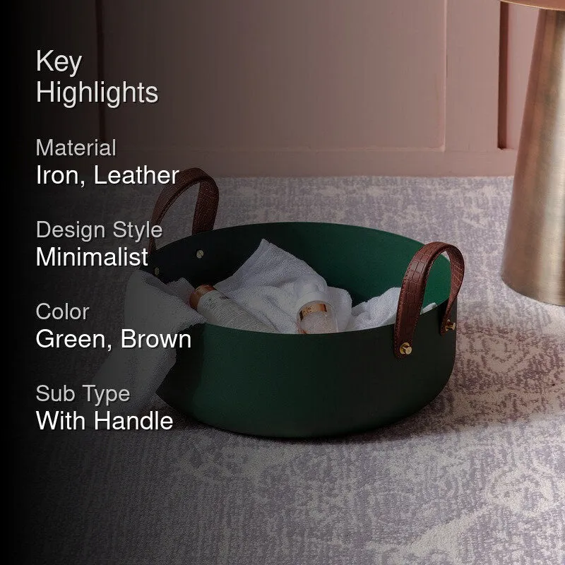 Grucia (Iron, Leather) Basket media 2