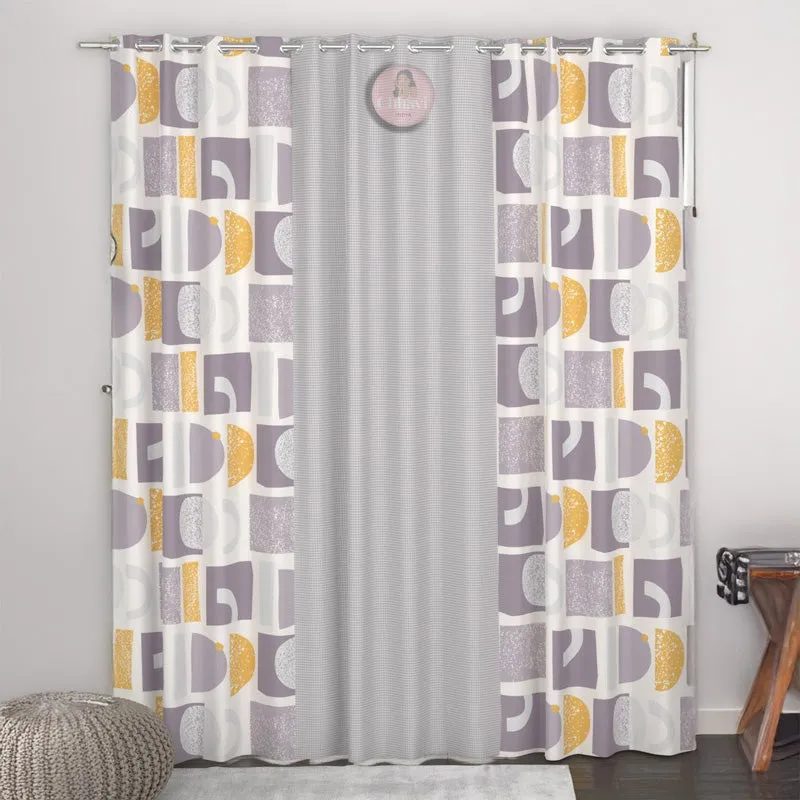 Mono Harmony Curtains - Set of Three media 1