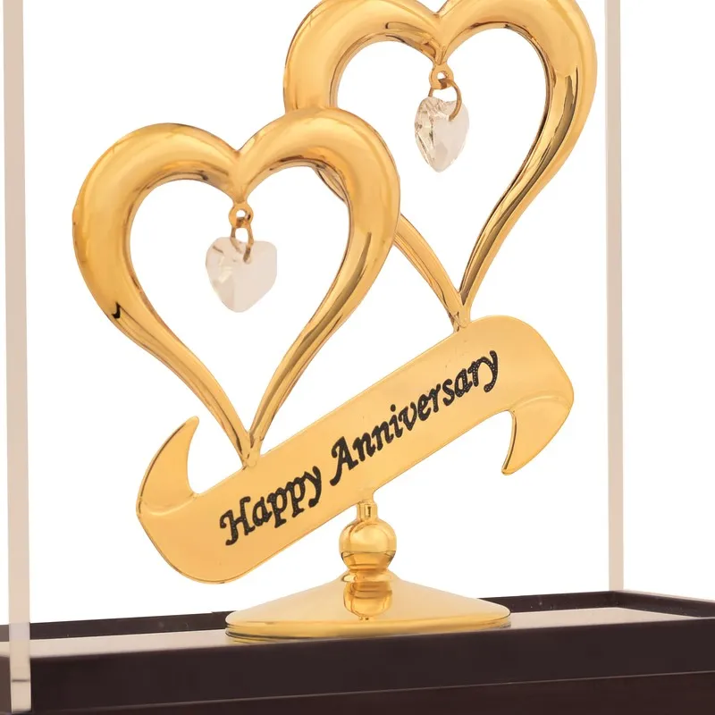 Together Forever 24K Gold Plated Mild Steel Showpiece media 5