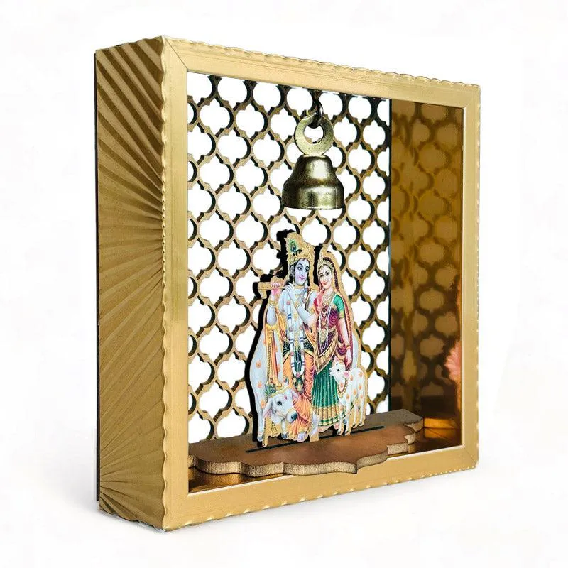 Radha Krishna Wall Mounted Mandir media 4