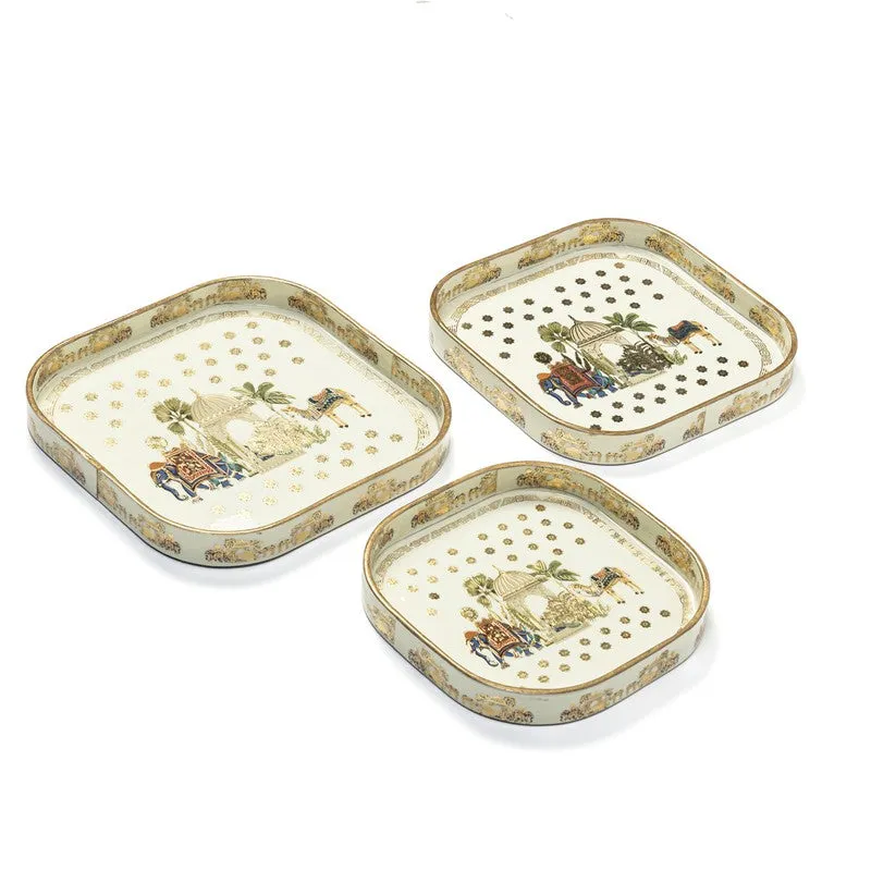 Timberline Rectangle MDF Serving Tray - Set Of Three media 3
