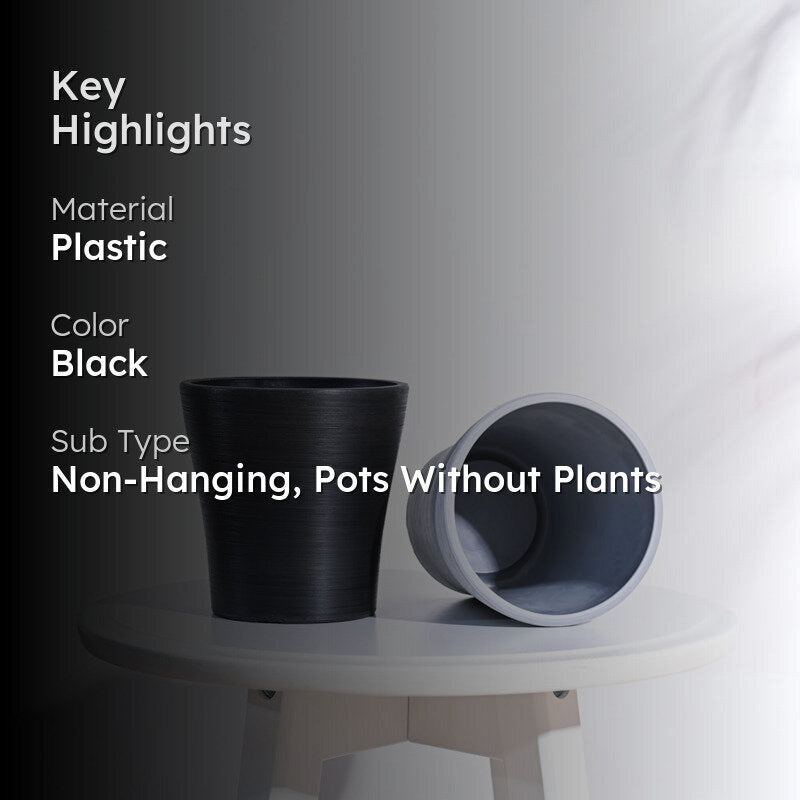 UGAOO Tivoli Planter for Home & Balcony Garden- Black media 2