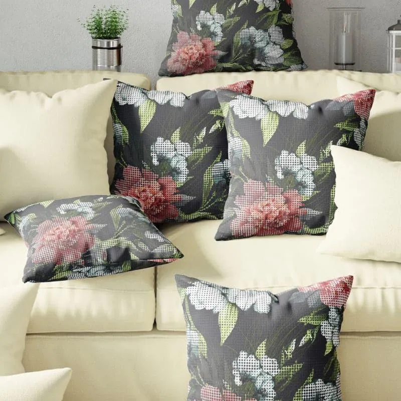 Crova Printed Cushion Cover - Set Of Five media 3