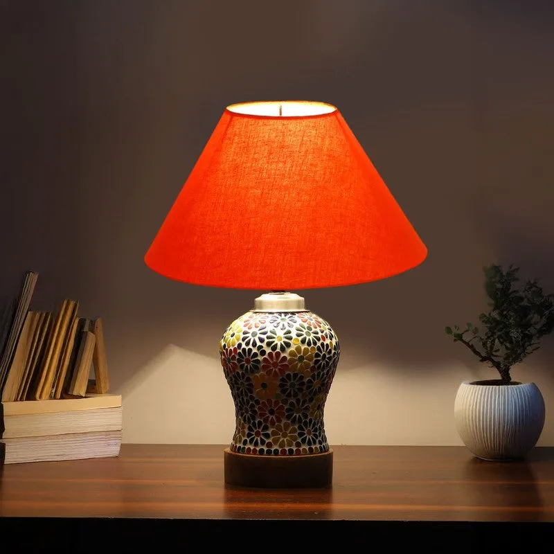 Vionelle Wooden Table Lamp - Multicolor media 1