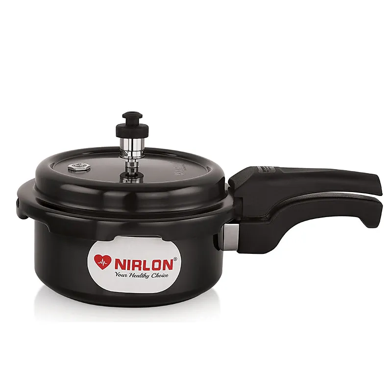 Nirlon Hard Anodized Pressure Cooker - 2000 mL/ 8 Inches media 10