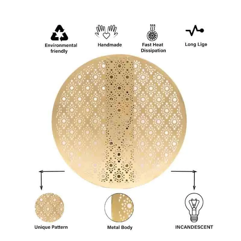 Jalidar Lantern Metal Wall Lamp media 5