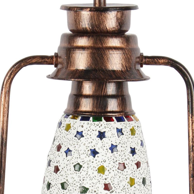 Divyara Mosaic Lantern Iron Wall Lamp - Copper media 6