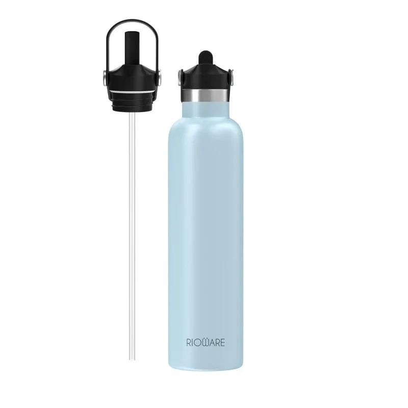 Rioware Flowra Water Bottle (Light Blue & Black) - 1000 ML media 3