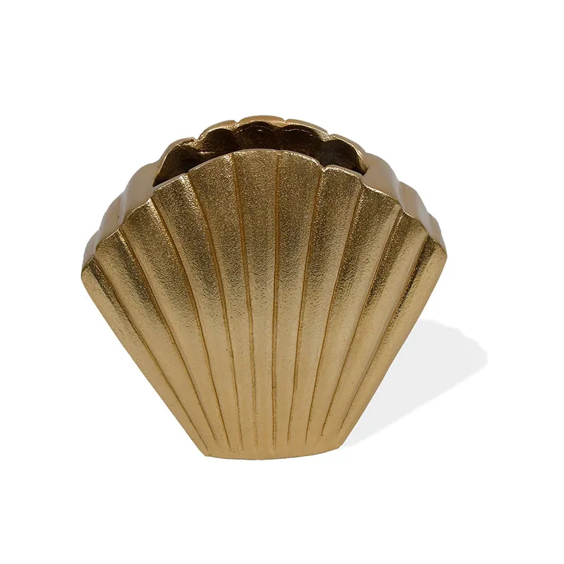 Oyster Treasure Vase - Gold media 6