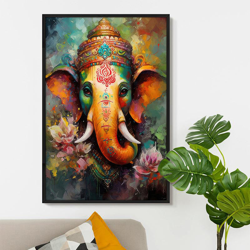 House Of The Divine Wall Painting With Frame media 5