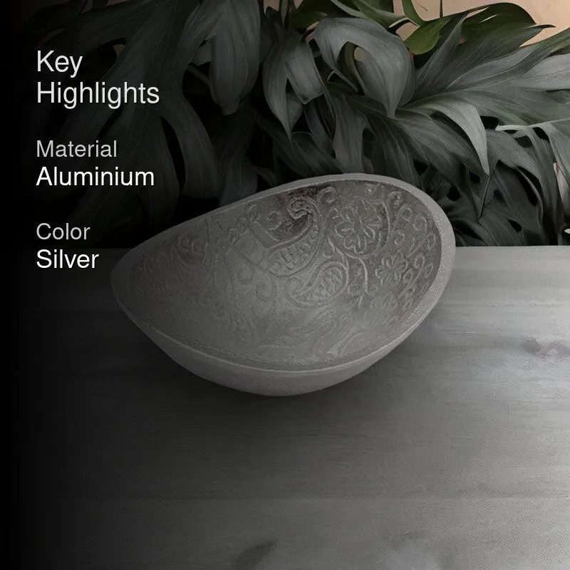 Regal Silver Decorative Bowl media 2