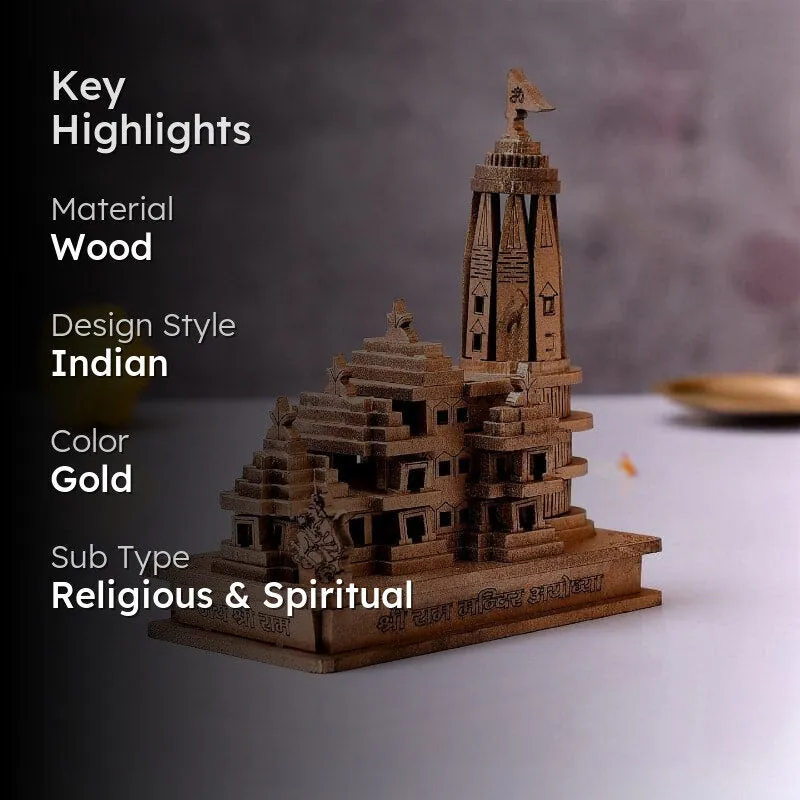 Ayodhya Ram Mandir Showpiece media 2