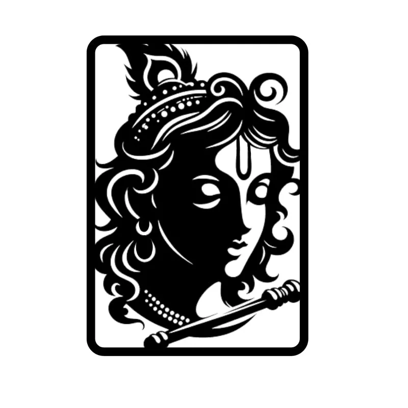 Venugopala Silhouette Iron Wall Accent media 4