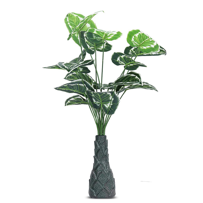 Infinita Artificial Philodendron With Black Plastic Pot - 3 Feet media 6