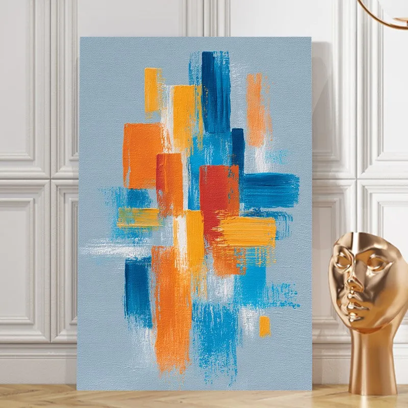 Color Cross Abstract Canvas Wall Art media 8