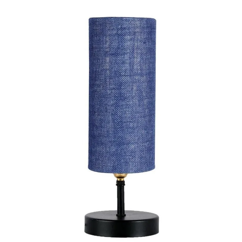 Mini Magic Jute Table Lamp - Blue,Black media 5