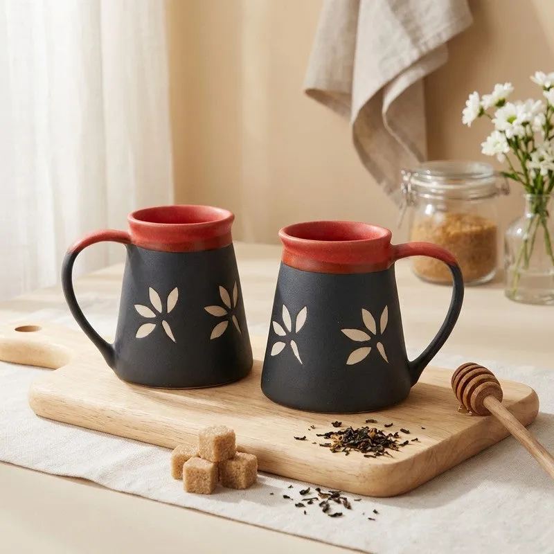 Sipform Ceramic Coffee Mug (300 mL Each) - Set Of Two media 1