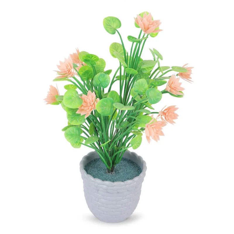 Emoflux Artificial Plant With Plastic Pot - 1.2 Feet media 5